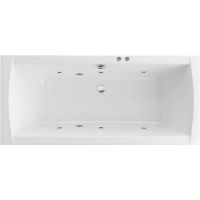 Акриловая ванна Excellent Aquaria Lux 180x80 WAEX.AQU18.SOFT.CR с гидромассажем — фото 1, Ванны