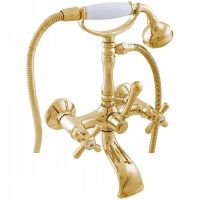 Смеситель для ванны Rav Slezak Morava MK160.5/2Z Золото — фото 1, Смеситель для ванны