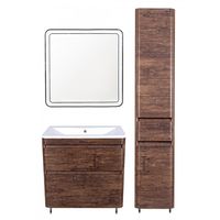 Тумба под раковину Style Line Атлантика Люкс Plus 60 СС-00002207 Старое дерево — фото 4, Тумбы под раковину