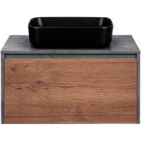 Товар: Тумба под раковину Vincea Mesa 80 VMC-2MS800TB подвесная T.Oak Beton - фото 3 Тумба под раковину Vincea Mesa 80 VMC-2MS800TB подвесная T.Oak Beton — фото 3, Тумбы под раковину