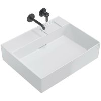 Раковина Kerama Marazzi Logica 60 LO.wb.60.0 Белая глянцевая — фото 3, Раковины накладные