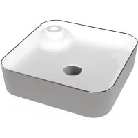 Раковина Bien Flame 43 FALG04302FD1X2000 Платина Белая — фото 1, Раковины