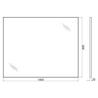 Товар: Зеркало BelBagno SPC-AL-1000-800 Хром - фото 3 Зеркало BelBagno SPC-AL-1000-800 Хром — фото 3, Зеркала в ванную комнату