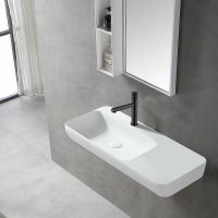 Смеситель для раковины Vincea Groove VBF-4G1MB Черный матовый — фото 3, Смесители