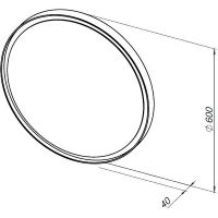 Товар: Зеркало Allen Brau Infinity 60 1.21022.WT с подсветкой Белое с сенсорным выключателем - фото 7 Зеркало Allen Brau Infinity 60 1.21022.WT с подсветкой Белое с сенсорным выключателем — фото 7, Зеркала в ванную комнату