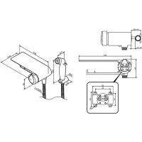 Гигиенический душ со смесителем AM.PM X-Joy TouchReel F0H85A800 Хром — фото 8, Гигиенические души