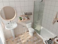 Раковина Santek Бриз 60 Белая — фото 4, Раковины подвесные