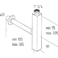 Товар: Сифон для раковины Migliore Ricambi 17922 Хром - фото 2 Сифон для раковины Migliore Ricambi 17922 Хром — фото 2, Сифоны для раковины