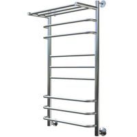 Водяной полотенцесушитель Тругор Идеал Комби 3 П НП 100x50 с полкой Хром — фото 1, Водяные полотенцесушители