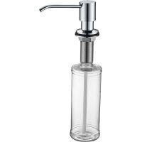 Дозатор для моющего средства Paulmark Rein D002CR Хром — фото 1, Дозаторы для кухонных моек