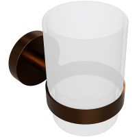 Стакан для зубных щеток Bemeta Amber 155110012 Медное золото матовое — фото 1, Стаканы для зубных щеток