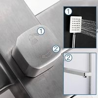 Смеситель для ванны Frap H802 F22802 универсальный Нержавеющая сталь — фото 7, Смеситель для ванны