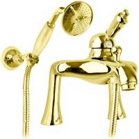 Смеситель на борт ванны Cezares Elite ELITE-PBVM-03/24-M Золото 24 карат — фото 1, Смесители на борт ванны