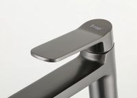 Смеситель для раковины Frap H62-9 F1062-29 Оружейная сталь — фото 2, Смесители для раковины