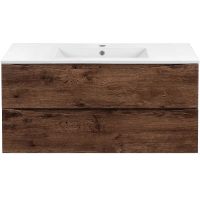 Тумба под раковину Vincea Mia 120 VMC-2MC120RW подвесная R.Wood — фото 1, Тумбы под раковину