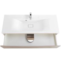 Тумба под раковину BelBagno Marino 110 MARINO-1100-2C-SO-RG-P подвесная Rovere Grigio — фото 6, Тумбы под раковину