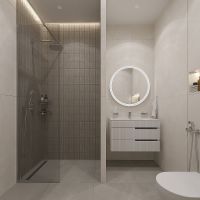 Душевая перегородка STWORKI Берген 60 MV-BE-60-CR профиль Хром глянцевый стекло прозрачное — фото 2, Душевые перегородки