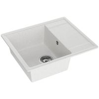 Кухонная мойка Maretti Kitchen KT575-WH Белая — фото 4, Кухонные мойки