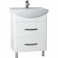 Тумба под раковину Bellezza Анкона 60 4639609700019 Белая — фото 1, Мебель для ванной