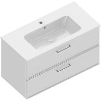 Тумба под раковину Kerama Marazzi Piano Classic 95 PIA.CL.95\WHT.M подвесная Белая матовая — фото 4, Мебель для ванной