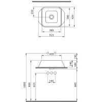 Товар: Раковина-чаша Bocchi Firenze 52 1005-001-0125 Белая глянцевая - фото 4 Раковина-чаша Bocchi Firenze 52 1005-001-0125 Белая глянцевая — фото 4, Раковины