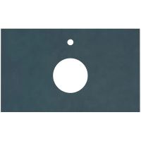 Столешница под раковину Kerama Marazzi Canaletto Про Чементо 80 CN80.DD507320R Синяя темная матовая — фото 2, Раковины