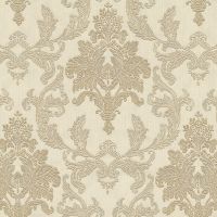 Обои Emiliana Parati Tesori dOriente 97235 Винил на флизелине (1,06*10,05) Бежевый/Золото, Дамаск — фото 1, Обои для стен