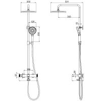 Товар: Душевая система Vincea Rim VSFS-2RM1CH Хром - фото 4 Душевая система Vincea Rim VSFS-2RM1CH Хром — фото 4, Душевое оборудование. Душевая программа