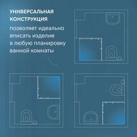Товар: Душевой уголок AM.PM X-Joy 90х90 W94G-403-9090-BТ профиль Черный матовый стекло прозрачное - фото 5 Душевой уголок AM.PM X-Joy 90х90 W94G-403-9090-BТ профиль Черный матовый стекло прозрачное — фото 5, Душевые уголки