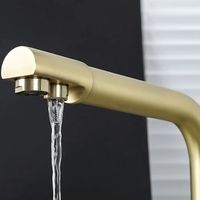 Товар: Смеситель для кухни Frap H52 F4352-3 Сатин золотой - фото 9 Смеситель для кухни Frap H52 F4352-3 Сатин золотой — фото 9, Смесители