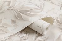 Обои Артекс New Look 6 10981-02 Винил на флизелине (1,06*10,05) Серый/Бежевый, Цветы/Листья — фото 3, Обои для стен