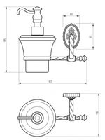 Товар: Дозатор для жидкого мыла Migliore Edera 16936 Золото - фото 2 Дозатор для жидкого мыла Migliore Edera 16936 Золото — фото 2, Дозаторы
