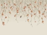 Товар: Фреска Ortograf Chinoiserie 33932 Фактура флок FLK Флизелин (4*3) Бежевый/Оранжевый, Цветы/Птицы - фото 2 Фреска Ortograf Chinoiserie 33932 Фактура флок FLK Флизелин (4*3) Бежевый/Оранжевый, Цветы/Птицы — фото 2, Фрески