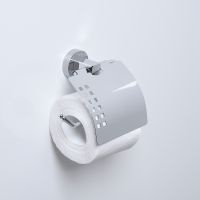 Держатель туалетной бумаги WasserKRAFT Mosel K-46625 с крышкой Хром — фото 3, Держатели туалетной бумаги