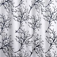 Штора для ванны Ridder Coral 180х200 403210 Черная Белая — фото 3, Аксессуары для туалета