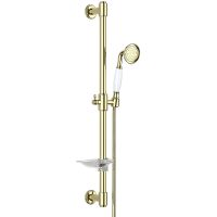 Душевой гарнитур Aquatek Классик 1 jet AQ2020PG Полированное золото — фото 1, Душевое оборудование. Душевая программа