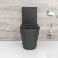 Унитаз компакт beWash Aldo BKBWT101670 Черный матовый с бачком и сиденьем Микролифт — фото 4, Унитазы