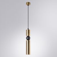 Подвесной светильник Artelamp Ran A3162SP-1PB Полированная медь Черный — фото 2, Подвесные светильники