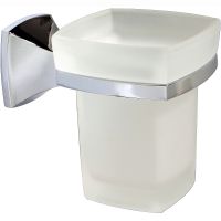 Стакан для зубных щеток WasserKRAFT Wern K-2528 Хром — фото 1, Мыльницы