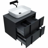 Тумба под раковину Allen Brau Reality 70 1.32004.AM подвесная Антрацит матовый — фото 43, Тумбы под раковину