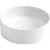 Раковина-чаша Boheme Corian 40 819-MW Белая матовая — фото 1, Раковины