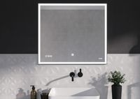 Товар: Зеркало Cersanit Led 011 Design 80 KN-LU-LED011*80-d-Os с подсветкой с часами - фото 4 Зеркало Cersanit Led 011 Design 80 KN-LU-LED011*80-d-Os с подсветкой с часами — фото 4, Мебель для ванной