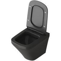 Товар: Унитаз Grossman GR-4440BMS подвесной Черный матовый с сиденьем Микролифт - фото 3 Унитаз Grossman GR-4440BMS подвесной Черный матовый с сиденьем Микролифт — фото 3, Подвесные унитазы