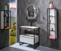 Товар: Подвесной шкаф Boheme Armadi Art Loft 30 895-W Белый - фото 2 Подвесной шкаф Boheme Armadi Art Loft 30 895-W Белый — фото 2, Мебель для ванной