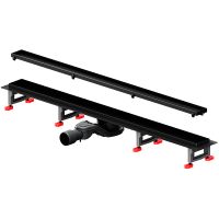 Товар: Душевой лоток AM.PM MasterFlow 90 W01SC-U11-090-04BM с Черной матовой решеткой / под плитку Tile - фото 2 Душевой лоток AM.PM MasterFlow 90 W01SC-U11-090-04BM с Черной матовой решеткой / под плитку Tile — фото 2, Душевые лотки