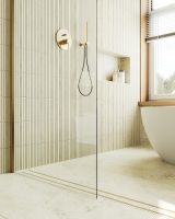 Товар: Душевая перегородка Maybah Glass MGD-689-3ш 890x1950 в широком профиле Золото стекло прозрачное - фото 6 Душевая перегородка Maybah Glass MGD-689-3ш 890x1950 в широком профиле Золото стекло прозрачное — фото 6, Душевые перегородки