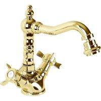 Смеситель для биде Cezares Lord-BS2-03/24 Золото 24 карат — фото 1, Смесители для биде