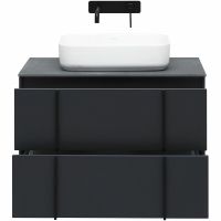 Тумба под раковину Allen Brau Reality 80 1.32005.AM подвесная Антрацит матовый — фото 11, Тумбы под раковину