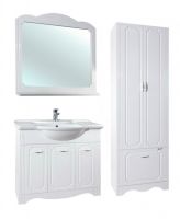 Товар: Шкаф пенал Bellezza Кантри 60 Белый - фото 6 Шкаф пенал Bellezza Кантри 60 Белый — фото 6, Мебель для ванной