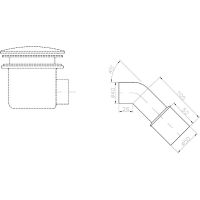 Редуктор для сифона Ravak 40/50 X01304 Белый — фото 2, Прочие комплектующие для слива и канализации